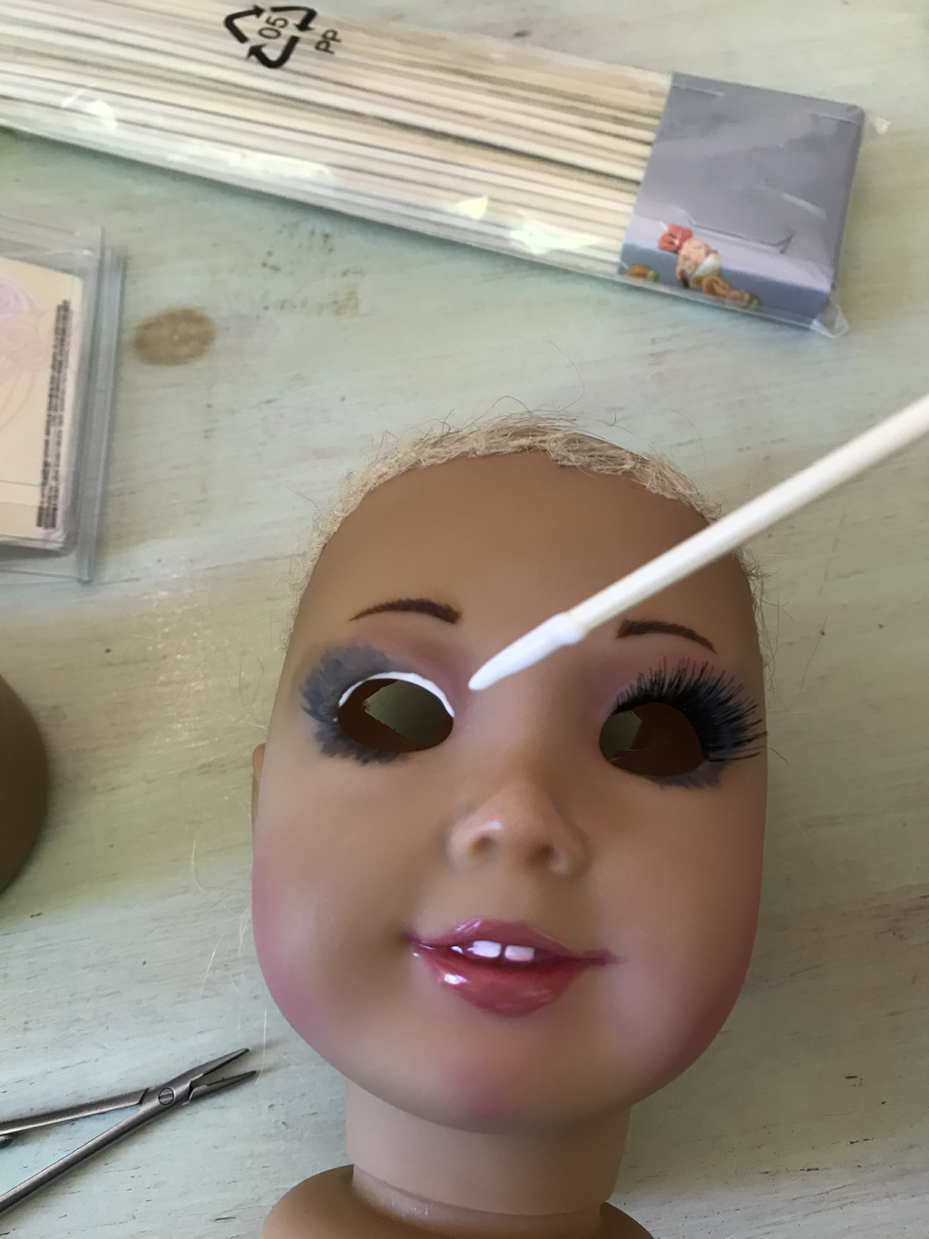 Giving Barbie Dolls REAL Eyelashes! - Doll Eyelash Extensions 