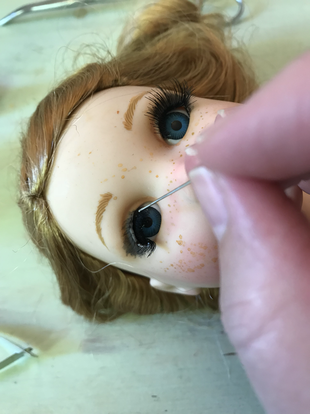 Doll Eyelashes, Tutorial, Doll Making, Doll Repair, Replace, Fix, OOAK  Doll, Custom Doll, Mini Eyelashes, Long Eyelashes, Tapered Eyelashes -   Norway